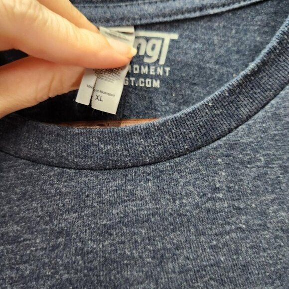 Hammers Graphic T-Shirt By BreakingT In Heather Navy Blue XL Cotton Blend Comfor - Picture 3 of 4